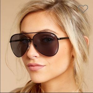 Quay Australia Vivienne Aviator Sunglasses